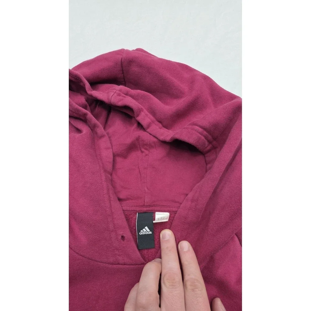 adidas maroon hoodie